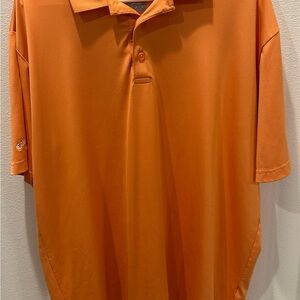 Men's Orange Polo Shirt Callaway Opti-dri
